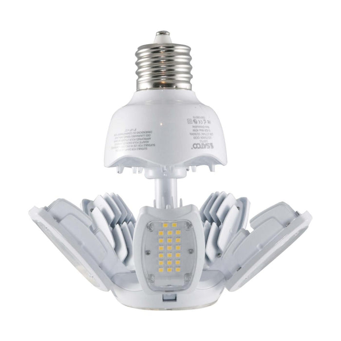 Satco S39751 40W LED HID Replacement, Corncob; 5000K; Mogul Extended Base; 120-277V; Type B; Adjustable Beam