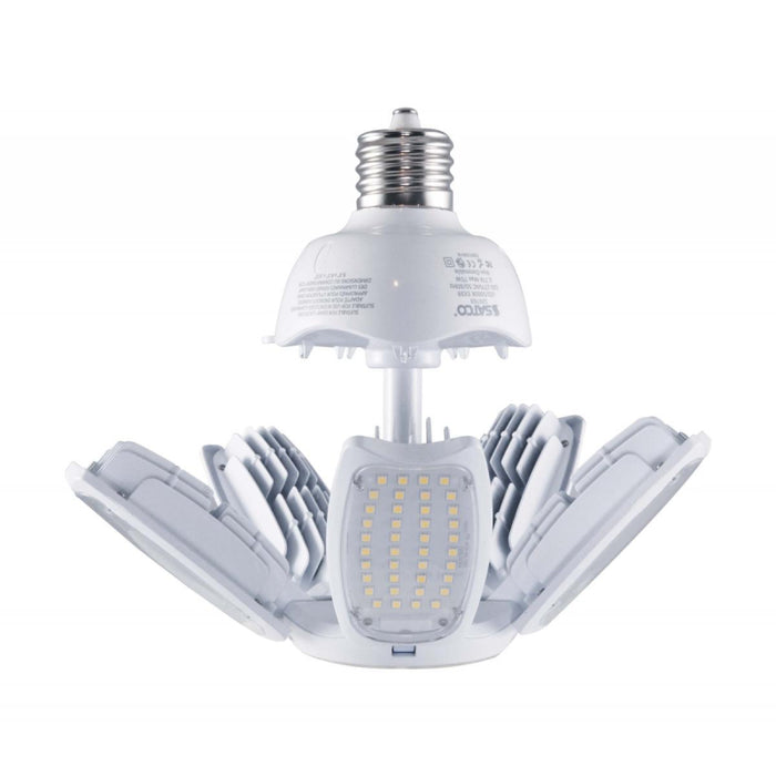 Satco S39752 60W LED HID Replacement, Corncob; 5000K; Mogul Extended Base; 120-277V; Type B; Adjustable Beam
