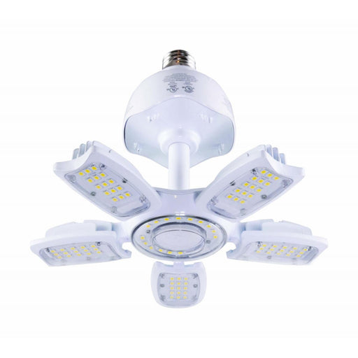 Satco S39768 30W LED HID Replacement, Corncob; 2700K; Medium Base; 120-277V; Type B; Adjustable Beam