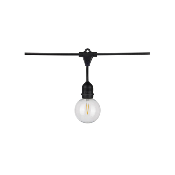 Satco S8034 24-ft 12 Lamps LED String light, G25 Bulb
