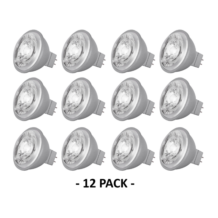 Satco S8638 8W MR16 LED Bulb - 15° Beam Spread, GU5.3 base, 4000K