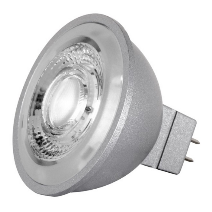 Satco S8644 8W MR16 LED Bulb - 40° Beam Spread, GU5.3 base, 5000K