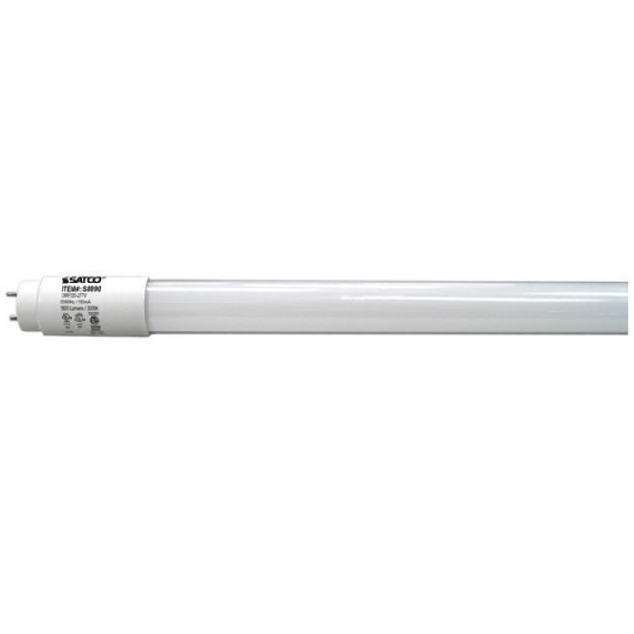 Satco S8890 13W 48'' T8 LED Linear Bulb, 3000K Dual, Type-A/B, 120-277V 25-Pack