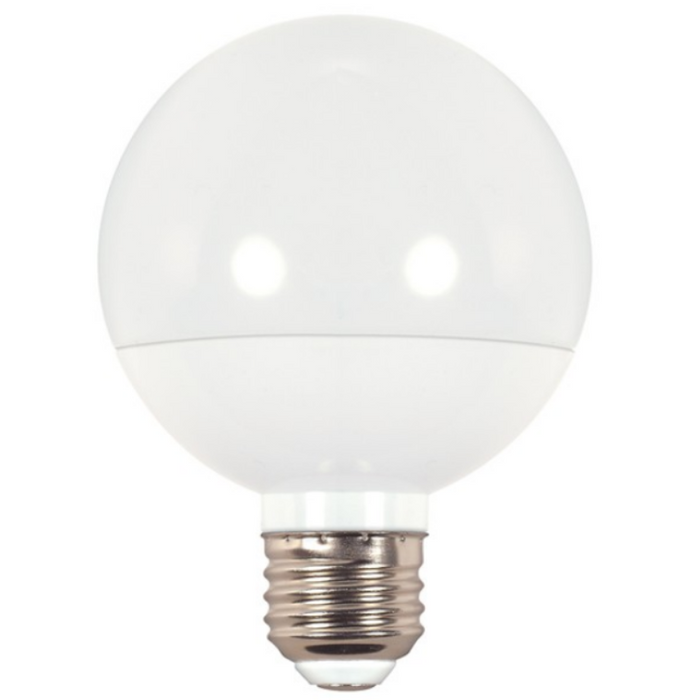 Satco S9200 6W G25 Frost Globe LED Bulb, 2700K