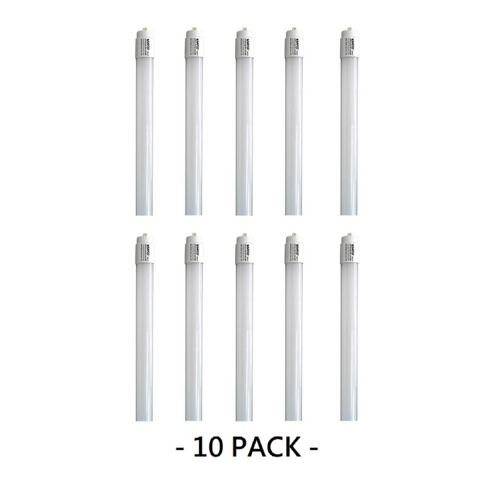 Satco S9917 43W 96'' T8 LED Linear Bulb, 3500K, 10-Pack