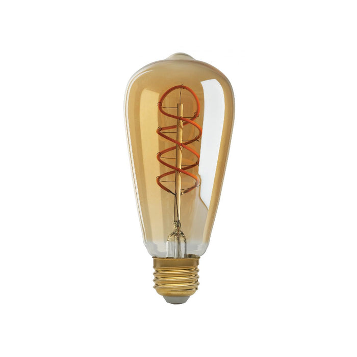 Satco S9967 4.5W ST19 LED Bulb, E26 Base, 2000K