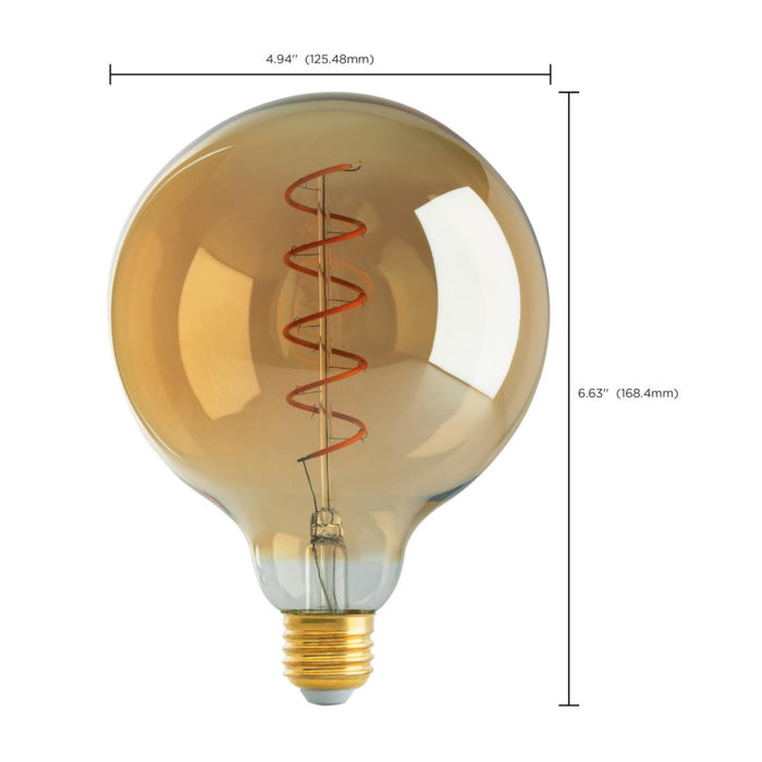 Satco S9969 4.5W G40 LED Bulb, E26 Base, 2000K