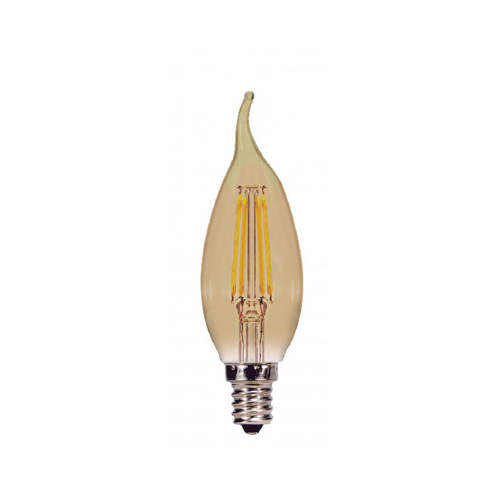 Satco S9987 3.5W CA11 LED Bulb, E12 Base, 2000K