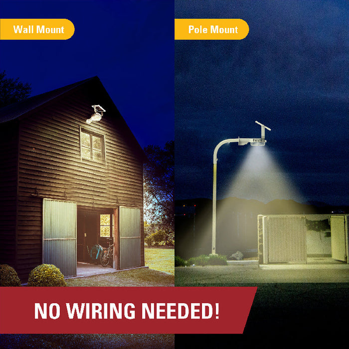 Halo SBL100 LED High Output Solar Area Light, 10000 lm