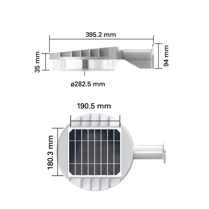 Halo SBL30 LED Solar Area Light, 3000 lm
