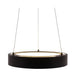 Westgate SCRH Series LED Hollow Circle Pendant with Uplight, 5CCT Selectable, 120-277V - 18"