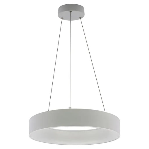 Westgate SCRH Series LED Hollow Circle Pendant with Uplight, 5CCT Selectable, 120-277V - 18" , White