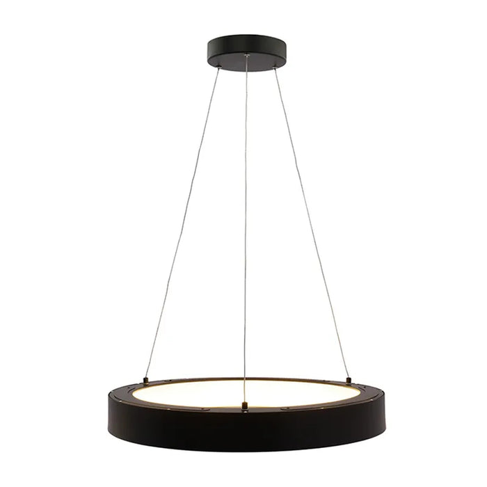 Westgate SCRH Series LED Hollow Circle Pendant with Uplight, 5CCT Selectable, 120-277V - 24"