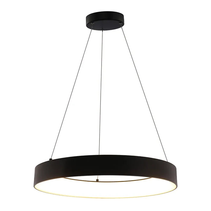 Westgate SCRH Series LED Hollow Circle Pendant with Uplight, 5CCT Selectable, 120-277V - 24"