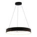 Westgate SCRH Series LED Hollow Circle Pendant with Uplight, 5CCT Selectable, 120-277V - 24"