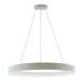 Westgate SCRH Series LED Hollow Circle Pendant with Uplight, 5CCT Selectable, 120-277V - 36" , White