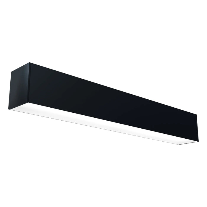 Westgate SCX1.5 Series Up/Down LED Linear Light, 5CCT & Power Selectable, 120-277V - Black/2ft