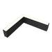 Westgate SCX1.5-L Series Architectural Seamless L-Shaped Linkable Linear Lights, 5CCT & Power Selectable, 120-277V - Black/1ft