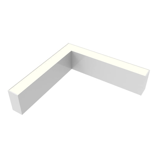 Westgate SCX1.5-L Series Architectural Seamless L-Shaped Linkable Linear Lights, 5CCT & Power Selectable, 120-277V - White/1ft