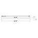 Westgate SCX1.5 Series Up/Down LED Linear Light, 5CCT & Power Selectable, 120-277V