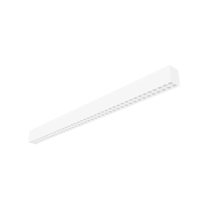 Westgate SCXA Series Architectural 2-3/4" LED Optic & Combined-Distribution Linear Light, 3CCT & Power Selectable, 120-277V - 4-ft , White without Optic Lens