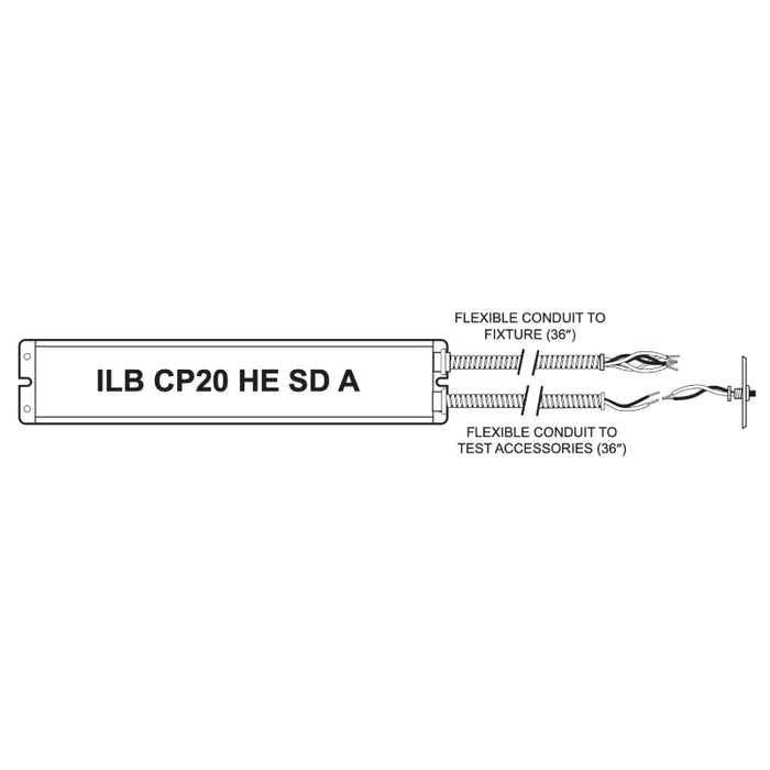 IOTA ILB CP20 HE SD 20W Constant Power Emergency LED Driver