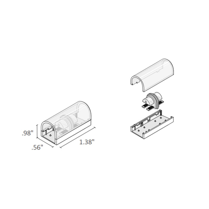 Diode LED NEON BLAZE Connector Accessory