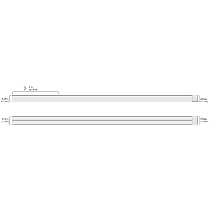 Diode LED Neon Blaze 24V 1.22W/ft. Diffused Top/Side Bending LED Strip Light Wet Location, 65.6 ft.