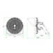 Westgate SFX-G12AD 300W/400W/500W LED G12 Adjustable Distribution Angle Stadium Light, 5000K, 480V