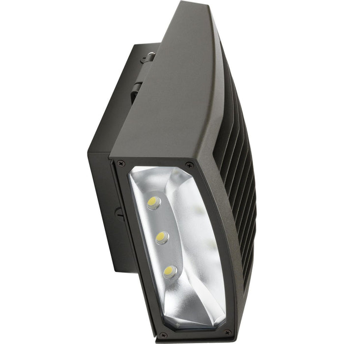 EXO SG2-50 Sling 51W LED Slender Wall Pack, 4000K 5526 Lumens, with Photocontrol, Dark Bronze,  120-277V
