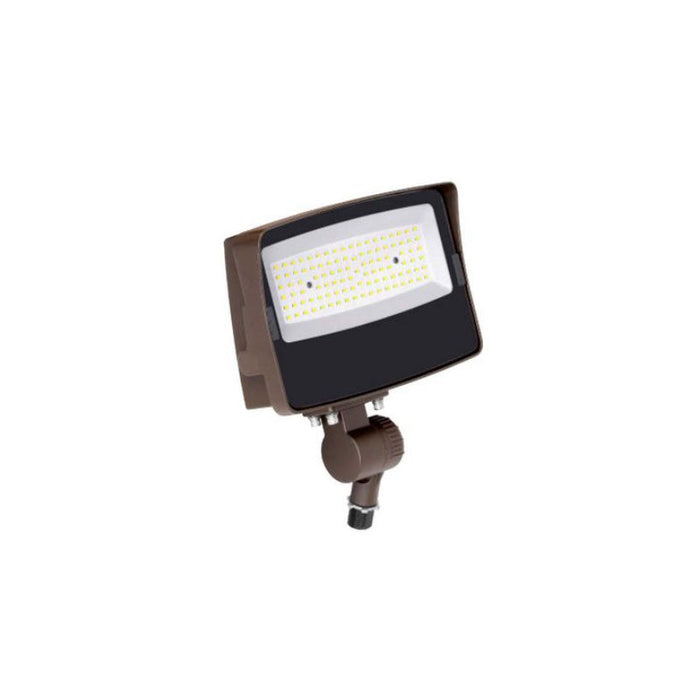 EXO SGF1 Sling 40W LED Flood Light, 4,896 Lumens, 120V, 1/2" Threaded Adjustable, Dark Bronze, Knuckle Mount