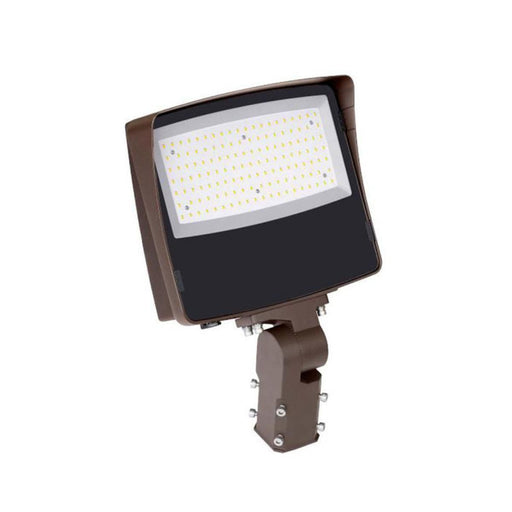 EXO SGF2 Sling 80W/100W/120W LED Flood Light w/ Photocell,, 3CCT Selectable, 120-347V, Knuckle & Trunnion Mount