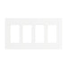 Enerlites SI8834 4-Gang Safety Cover Screwless Wall Plates