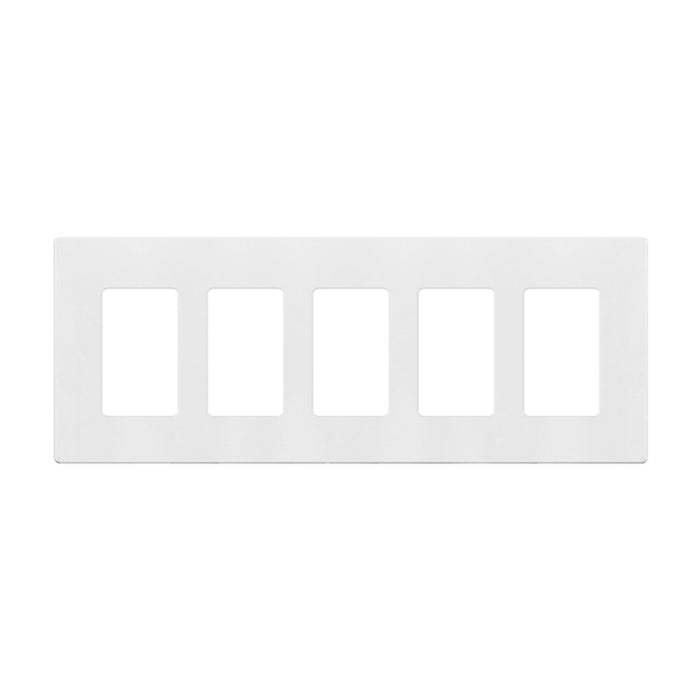 Enerlites SI8835 5-Gang Safety Cover Screwless Wall Plates