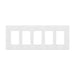 Enerlites SI8835 5-Gang Safety Cover Screwless Wall Plates
