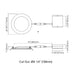 Envision LED 6" 12W SlimLine LED Slim Panel Downlights, RGBW