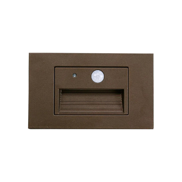 Westgate SLE-A 3W 120V LED Step Light with PIR Motion Sensor & Photocell, CCT Selectable