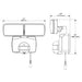 Halo SLMT1000 LED Solar Motion Twin Flood Light