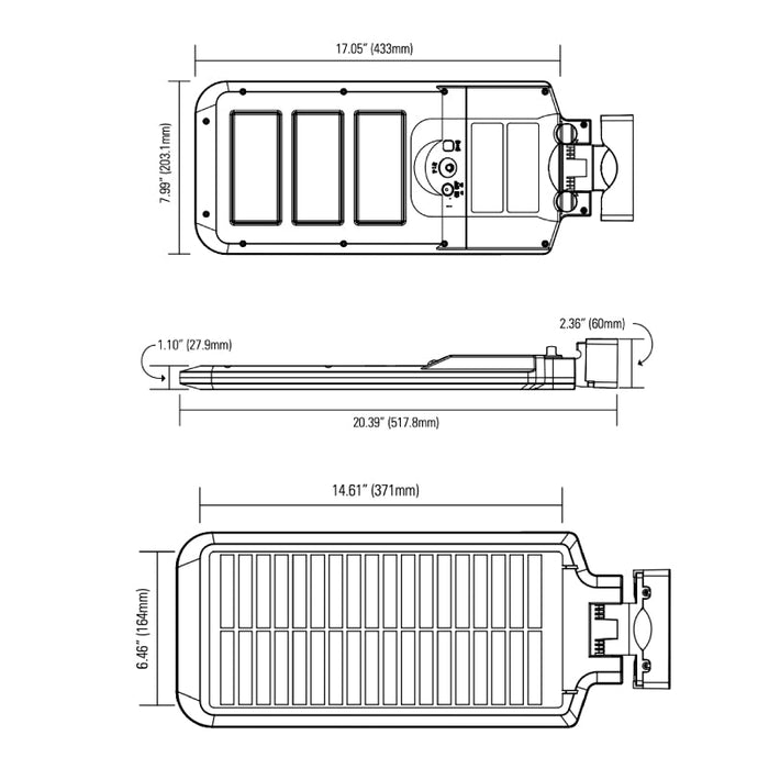 Halo SLST45 LED Solar Area Floodlight, 4500 lm