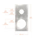 Halo SP346RS 3"/4"/6" Canless New Construction Smash Plate