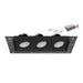 Envision LED 4" Multiple Trimless Triple Head Downlights, 5CCT Selectable