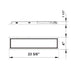 Westgate SRL Series LED Slot Recessed Commercial Linear Light, Power & 3CCT Selectable, 120-277V