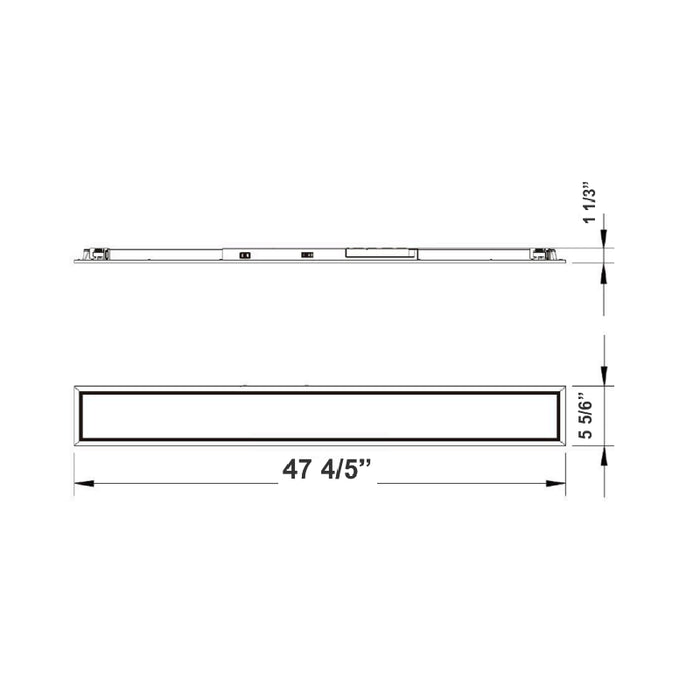 Westgate SRL Series LED Slot Recessed Commercial Linear Light, Power & 3CCT Selectable, 120-277V