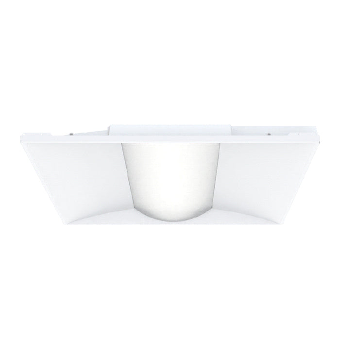 Lithonia STACK 2x2 LED Center Element Lay-In Troffer, 3000 Lumens, 80 CRI, Curved Opal Lens, 120-277V