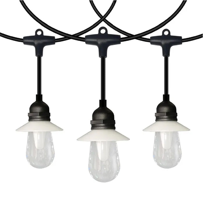 Westgate STG-4830-RGBIC-BT 48-ft 30 Lamps Lantern Outdoor RGB-IC Bluetooth App Controlled String Light - Light Off View