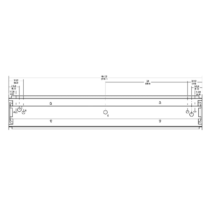 Lithonia STL4 4ft 35W LED Surface Volumetric, 3000K