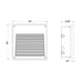 Westgate STP-10X10 10W/18W/25W LED Commercial Large Wall/Step Light, 3CCT Selectable