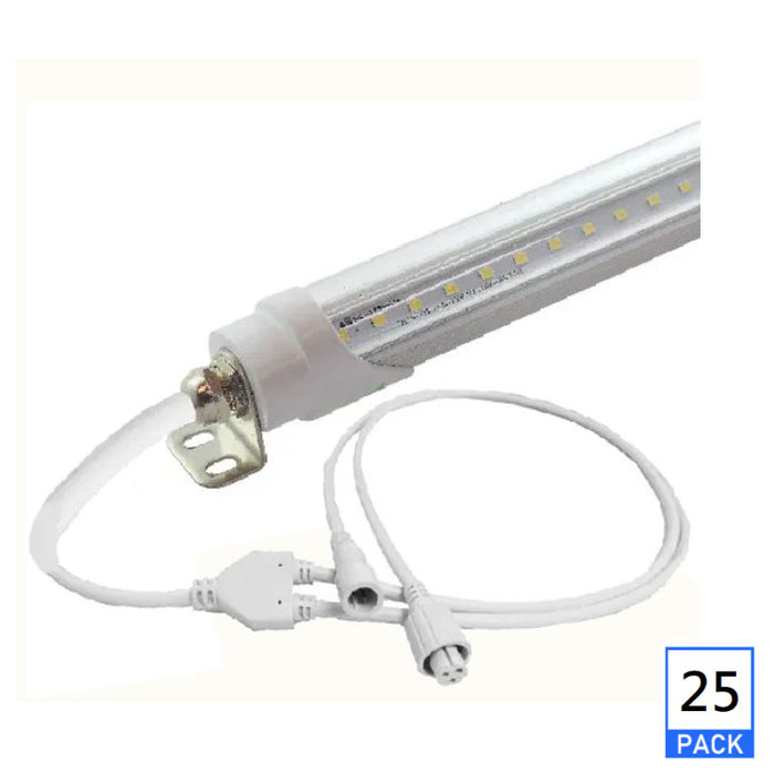 Westgate 6-Ft 30W T8 LED Refrigerator Tube, 5000K, 25-Pack