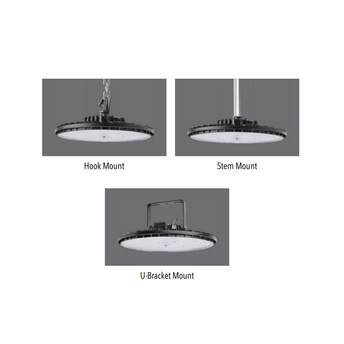 Rayon T1085LEDB-WS150 60W/90W/120W/150W LED High Bay, 2CCT Selectable, 120-277V