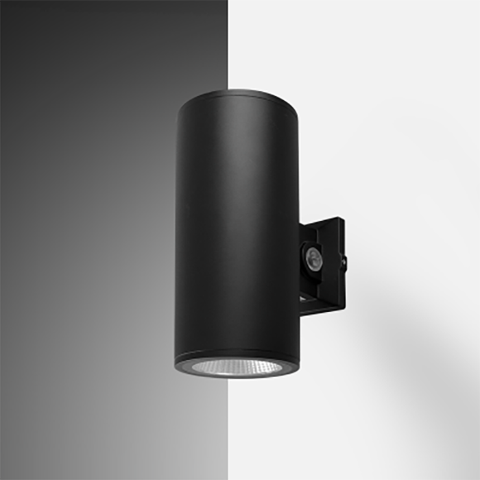 Rayon T212LEDB 6" 30W/40W/50W LED Up/Down Light Bi-Directional Cylinder, 3CCT Selectable, 120-277V, Photocell Included